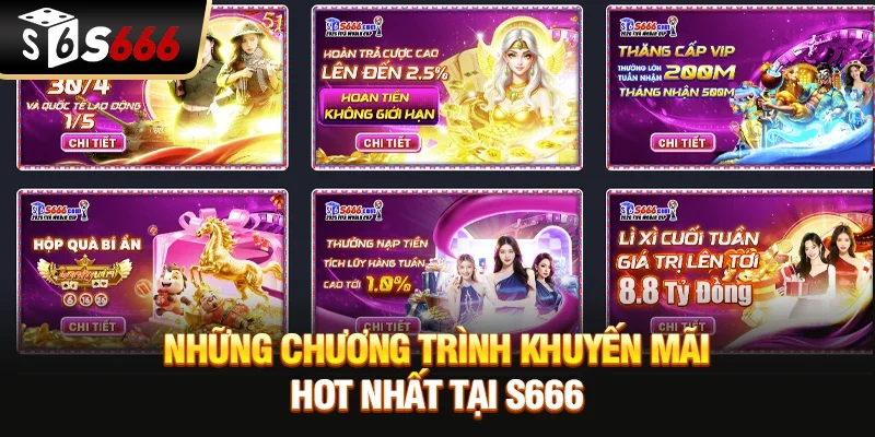 Khuyến Mãi - Tổng Hợp Ưu Đãi Mới Nhất Năm 2026 Tại S666 - mixon