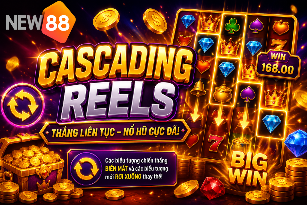 Cascading Reels Là Gì? Tìm Hiểu Cơ Chế Thác Nước Trong Game Nổ Hũ - mixon
