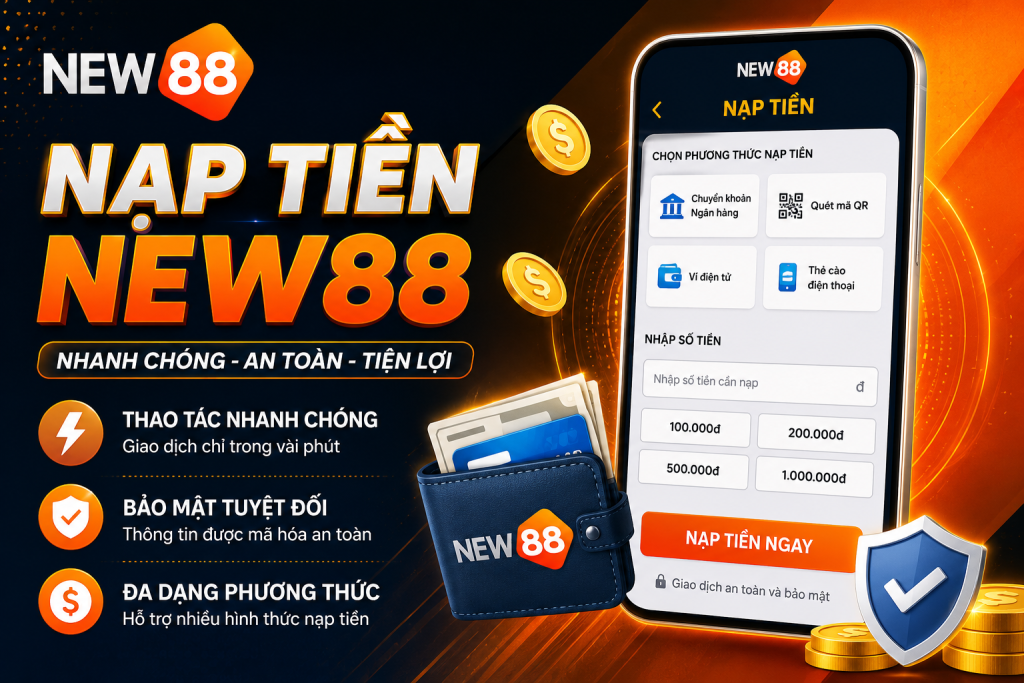 Nạp Tiền New88 – Hướng Dẫn Các Bước Nạp Tiền Chi Tiết - mixon