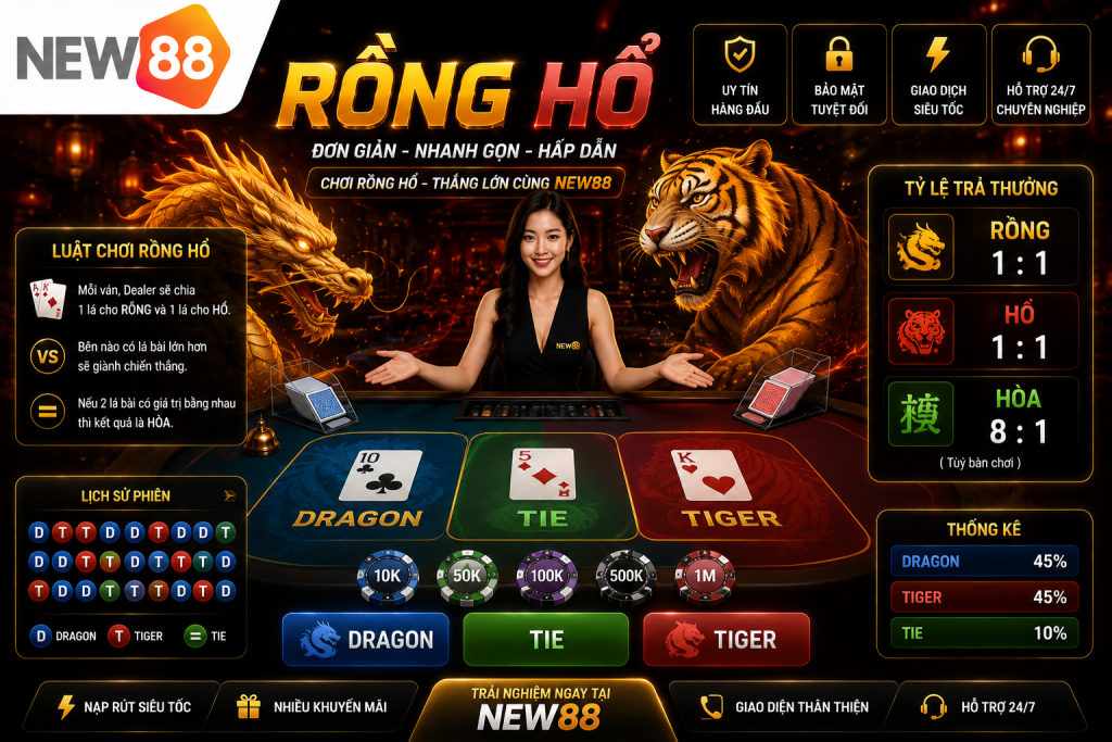 Rồng Hổ Là Gì? Luật Chơi Và Cách Đọc Bài Rồng Hổ Chi Tiết - mixon