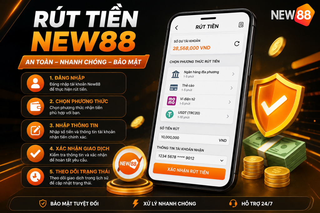 Rút Tiền New88 – Hướng Dẫn Thao Tác Nhanh Và Chính Xác - mixon