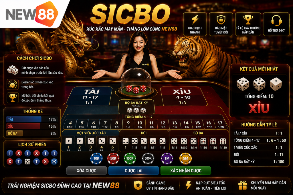 Sicbo Là Gì? Luật Chơi, Cách Tính Kết Quả Và Các Cửa Cược - mixon